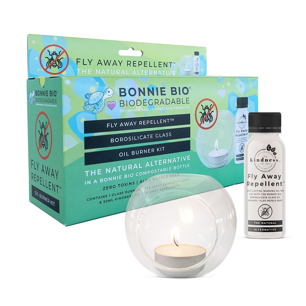 Bonnie Bio Fly Away Repellent Glass Oil Burner Kit | Shop Today. Get it ...