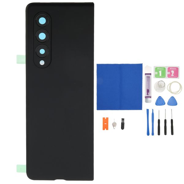 Z Fold 3 Back Glass Black w/Tape