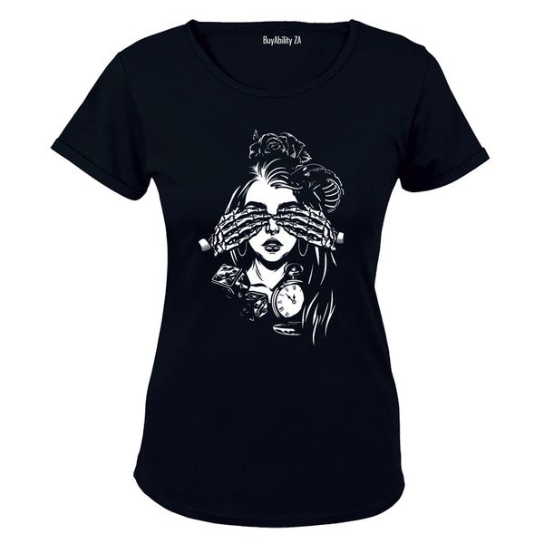 Eyes Closed - Skeleton Hands - Ladies - T-Shirt
