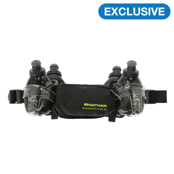 Nathan QuickStart Plus 40 Running Hydration Belt - 1,2L - Black