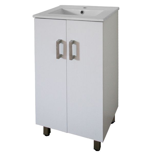 Marlene 500 Floor Vanity 2 Door Alpine White