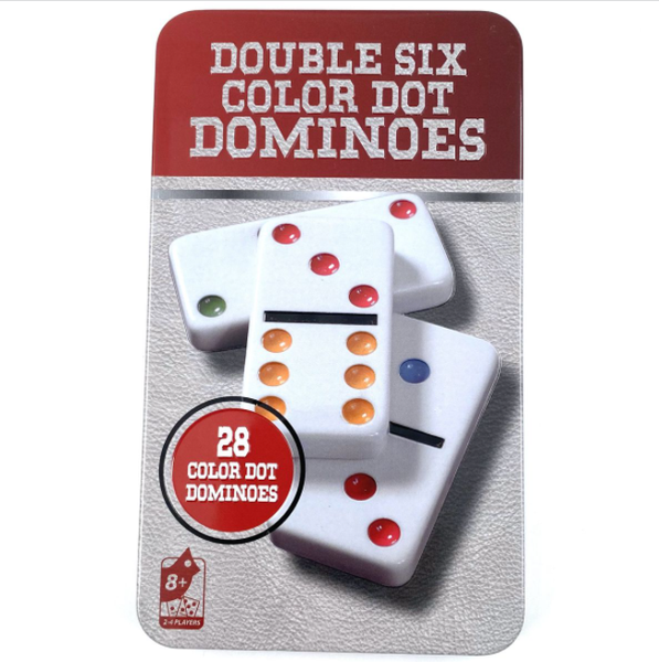 Double Six Color Dot Dominoes