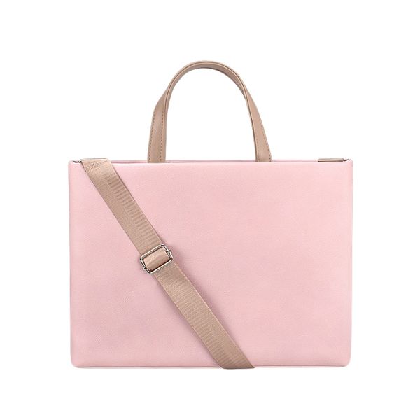 Laptop Crossbody Bag &amp; Carry Case 13.3 inch Pink