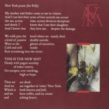 Sky Full of Song/New York Poem (For Polly) (Vinyl / 7" Single Coloured Vinyl)