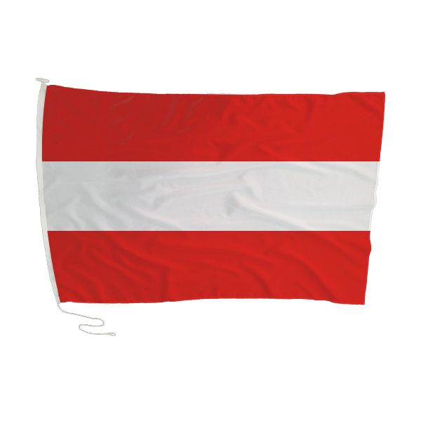 Austria Flag with Rope and Toggle - 180 x 120cm