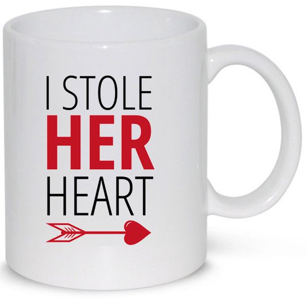 I Stole Her Heart Anniversary Gift Coffee Mug (11Oz Standard Mug)