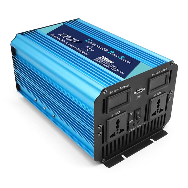 UPS Pure sine wave auto switching inverter 1000watt backup power inverter