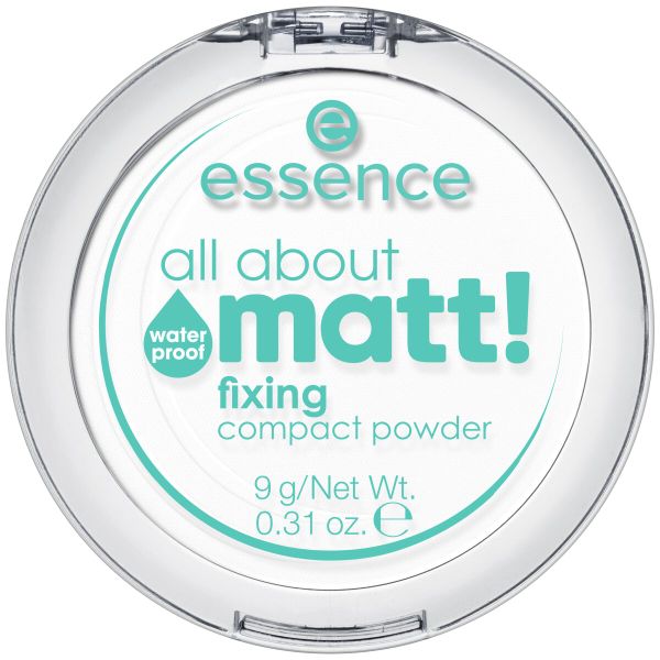 Essence All About Matt! Fixing Compact Powder Waterproof - Transparent
