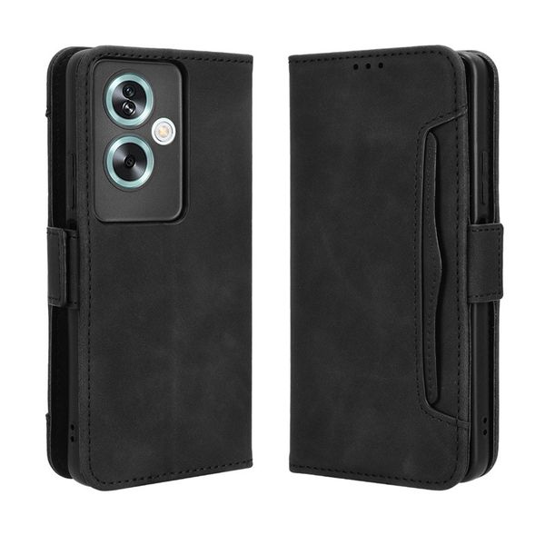Multi Card Groove Leather Cover Compatible With Oppo Reno10 Pro Plus 5G