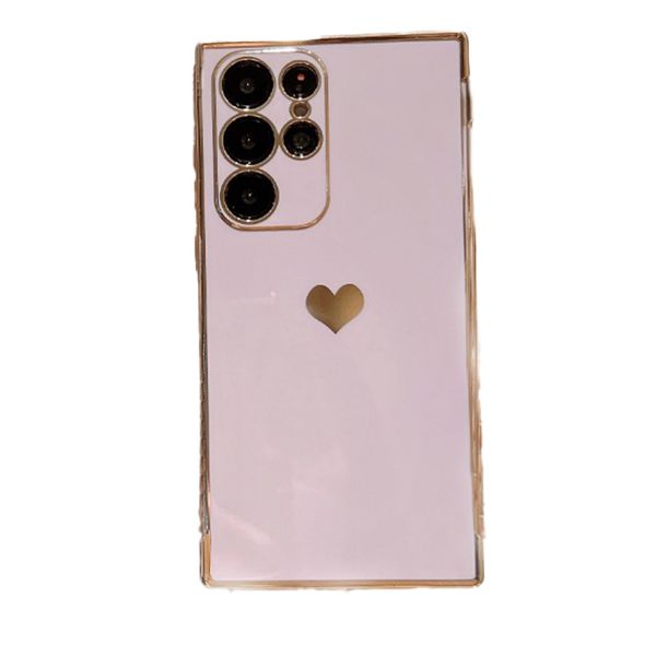 Phone Case Compatible with Samsung Galaxy S24 Ultra, Luxury Plating Pattern Case