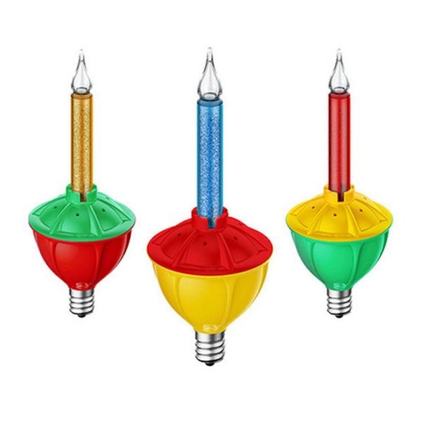 3-Piece Christmas Bubble Lights IP65 Waterproof Energy-Saving Low-Power Consumption Indoor Xmas Hanging Lights Qinghai