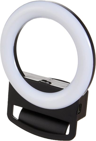 A3 Round Small Led Ring Light With Buckle - Black