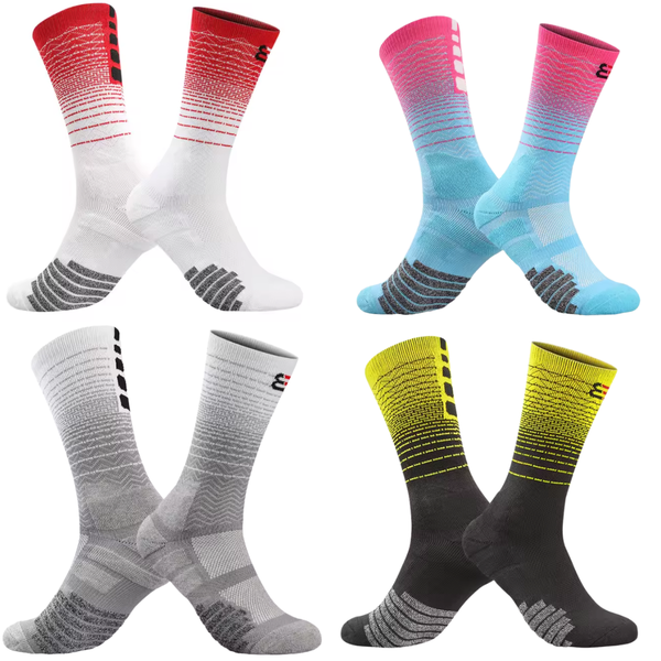 Arfast-4PCS Thick Cushioned Basketball Sports Socks for Running/Gym/Cycling