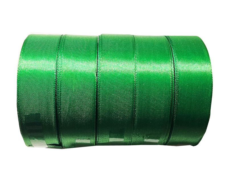BEAD COOL - Satin Ribbon - 25mm width - Green - 105m - Bows and Wrappings