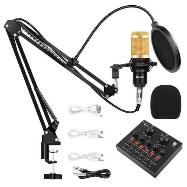 DW M800 Pro Condenser Microphone Kit with V8 Sound Card