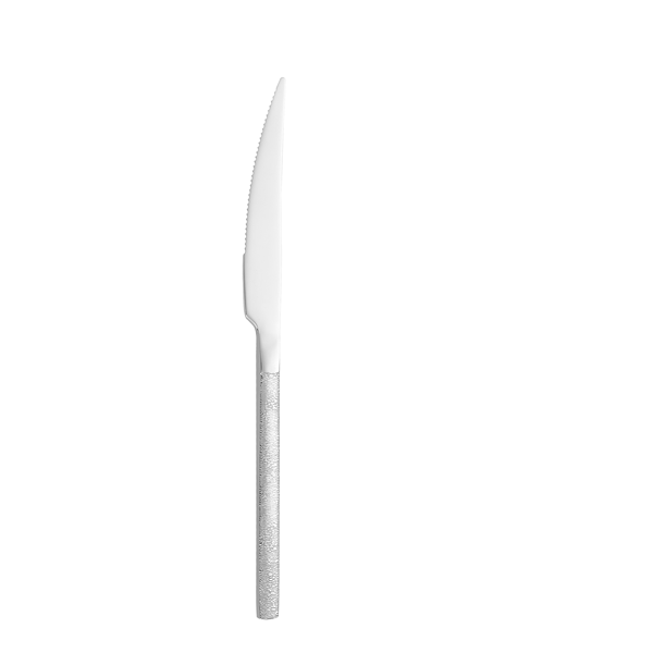Elegant Silver Nov Maze Steak Knives - 18/10 -Set of 6