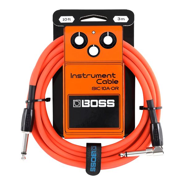 Boss BIC-10A - 3m Instrument Cable for all Guitars- Various Colours