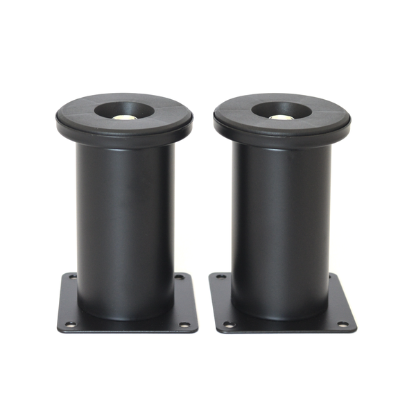 Project Solutions Cabinet Leg 100 X 50 Matt Black 2Pack