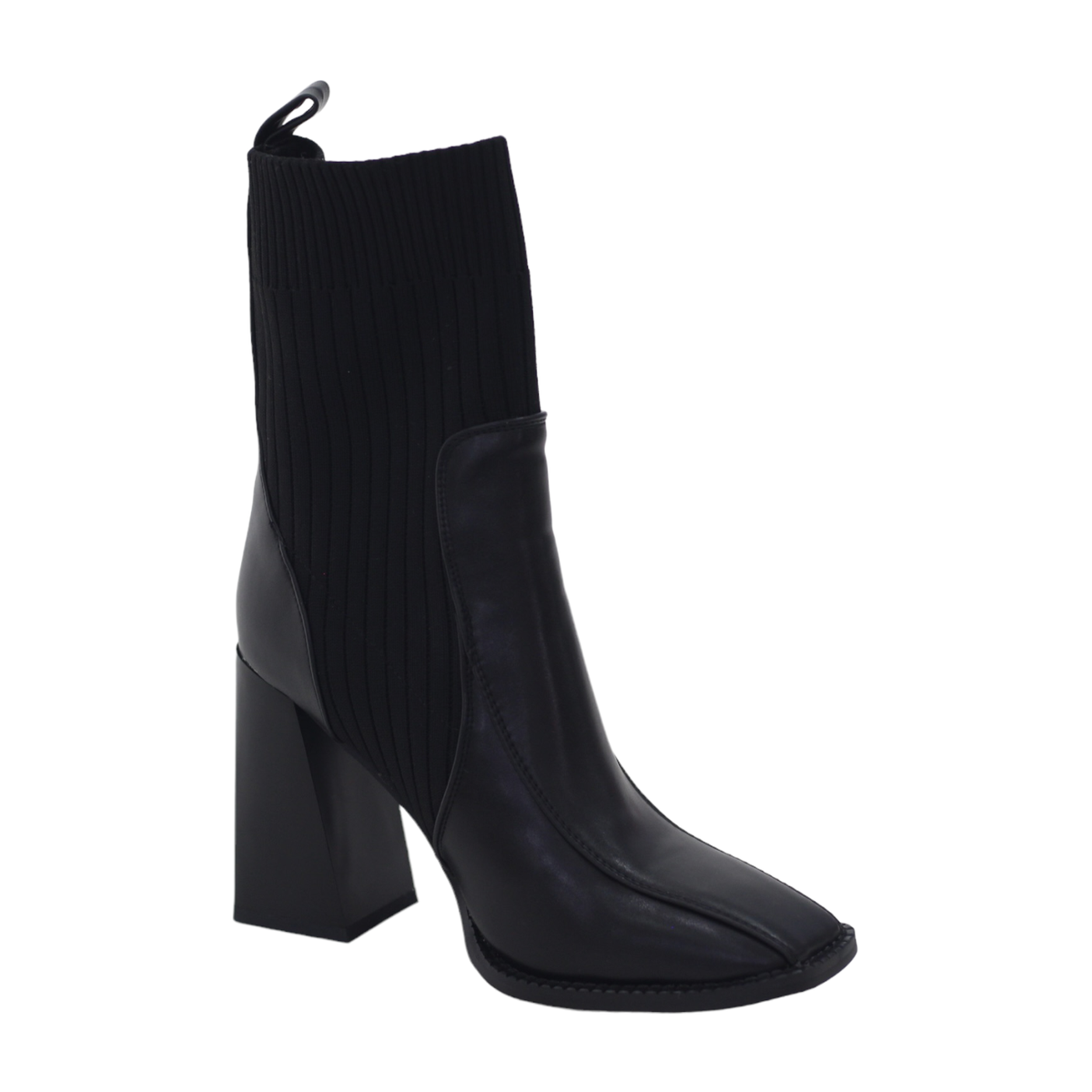 Lamara Paris Hanoi 10cm Bootie Pointy Block Heel - Black | Shop Today ...