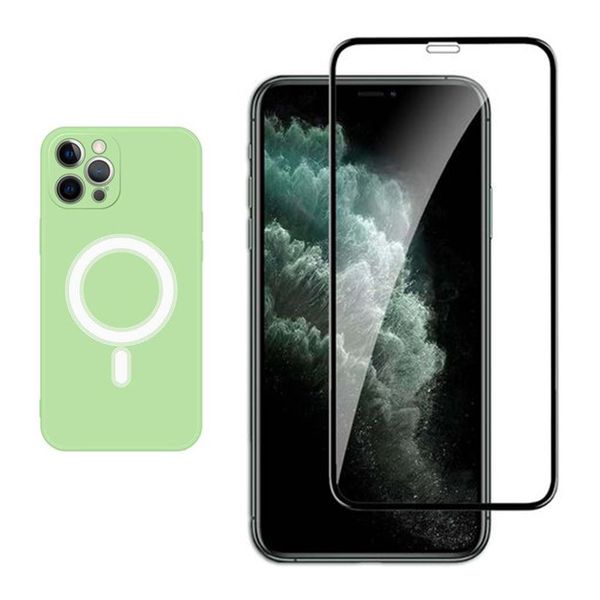 Se of 2 Case /Screen Protector Magnetic For Iphone 12/12 pro/12 promax