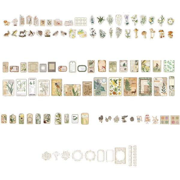 Craft 200pcs Summer Scrapbooking Journalling Stickers &amp; Decor Paper Set