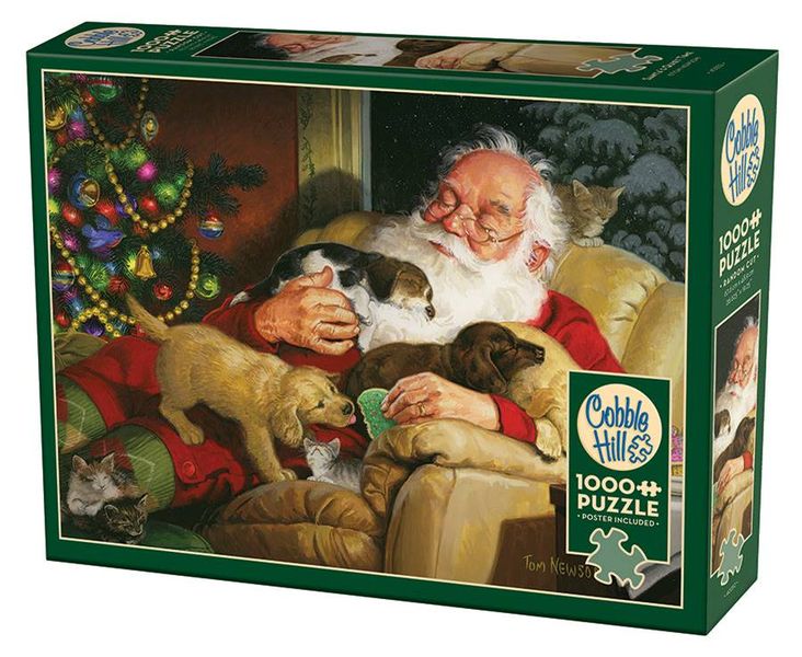 Cobble Hill Santa's Quiet Time 1000 Piece Puzzle