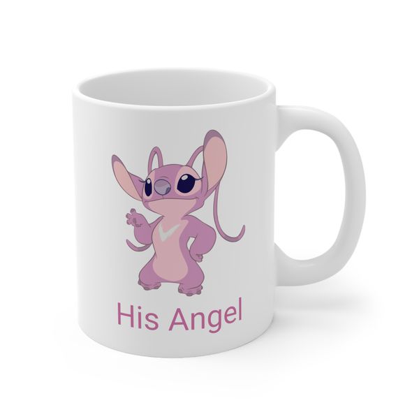 Stitch &amp; Angel Couple Mugs