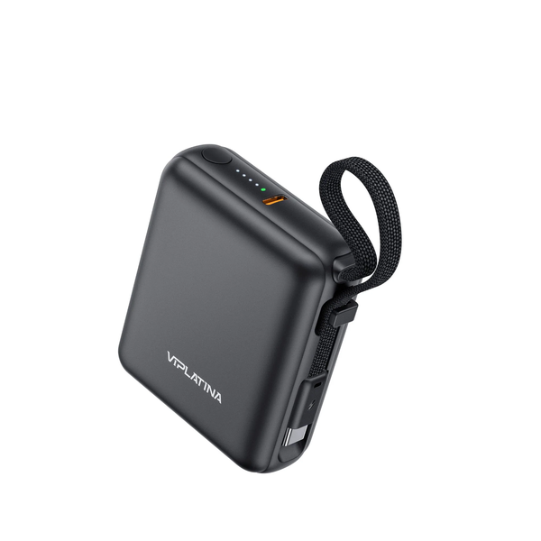 Vp-20 Compact and Portable with Lanyard Cable Fastt 20w Power Bank