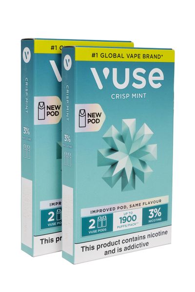 Vuse ePod Crisp Mint 3% Double 2 x 2Pack 1900 Puffs