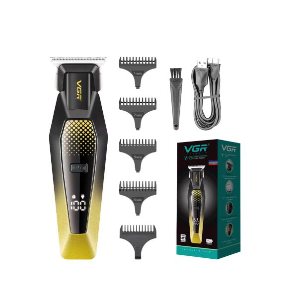 VGR V-253 Professional Hair Clipper Salon Quality LED Display Grooming