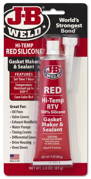 J-B Weld Hi-Temp RTV Sealant &amp; Adhesive