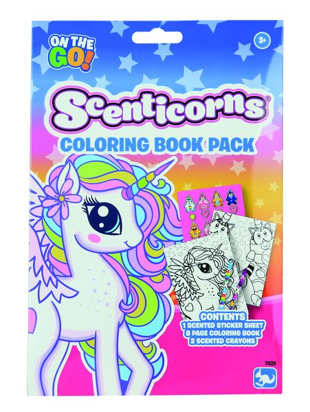 Scenticorns On The Go Coloring Pack
