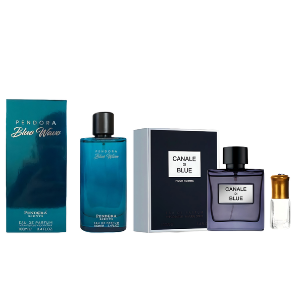 Blue Wave &amp; Canale di blue EDP 100ml + Perfume Oil