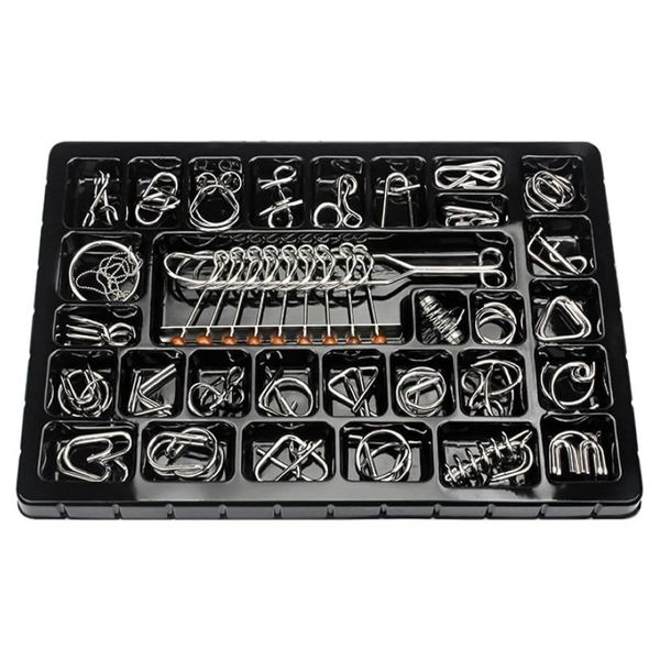 Toy 40 Piece Educational IQ Testing Jigsaw Unraveling Puzzle - 36cm