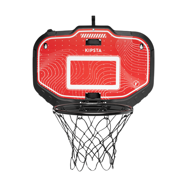 Kipsta Wall-Mounted Portable Basketball Hoop Set K900 - Red