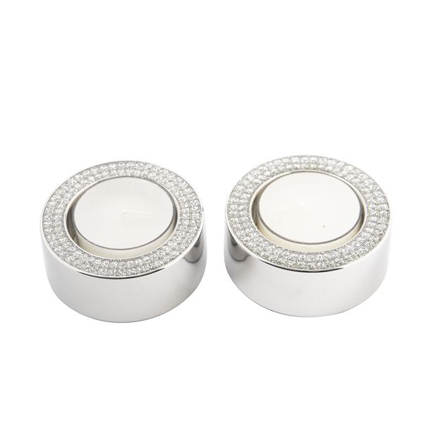 Jenna Clifford Set of 2 Diamond Tealight Small