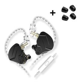 KZ ZSN PRO X Dual Driver IEM Earphones + Memory Foam Earbuds