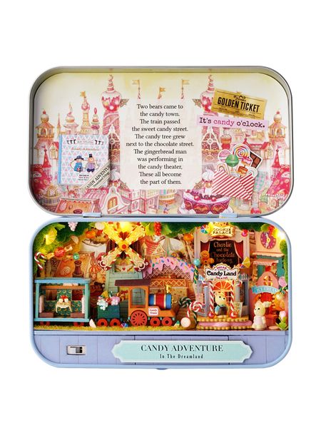 Candy Adventure DIY Dollhouse Box Theater Kit