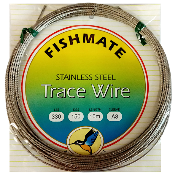 Kingfisher Fishmate Non-Coated 49 Strand Trace Wire 10m 150Lb