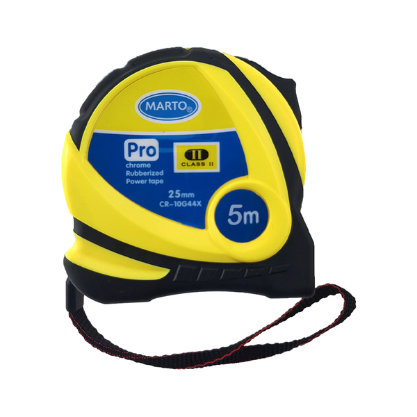 Quality Tape Measure Marto Rubber 05.0mx19mm