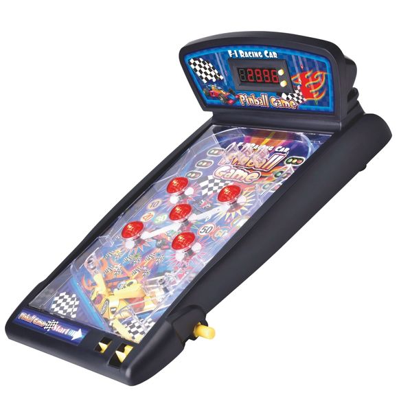 TEETO TOYS Electronic Race Car Pinball Machine - Arcade Game Toys for Boys