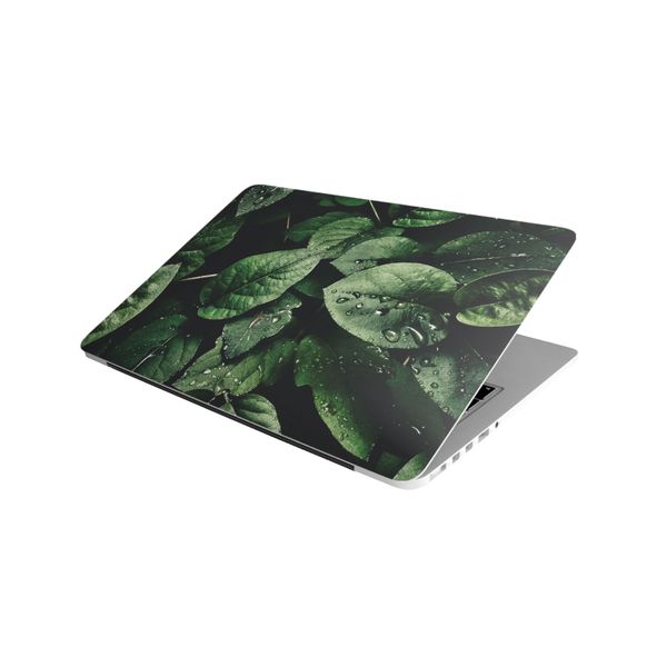 Laptop Skin/Sticker - Watery Green Leaves