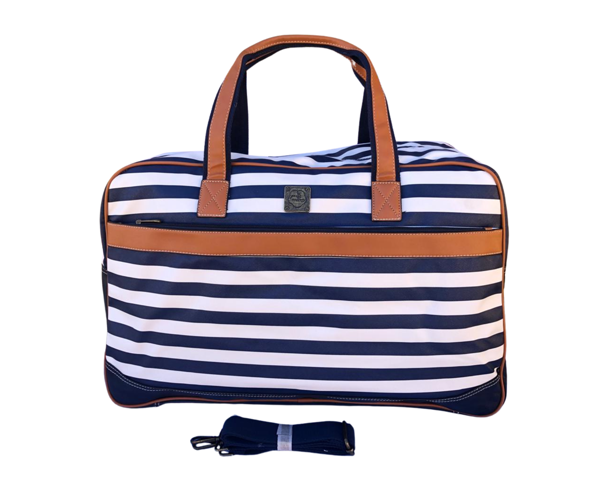 Cotton Road Striped Travel Bag
