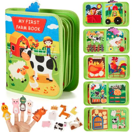Chenshia Busy Book &Toddler Activity Book Montessori Activity Board Toy Image