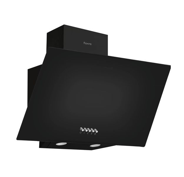 Ferre FH-Z001 Chimney Extractor Fan Cooker Hood 60cm Black Glass