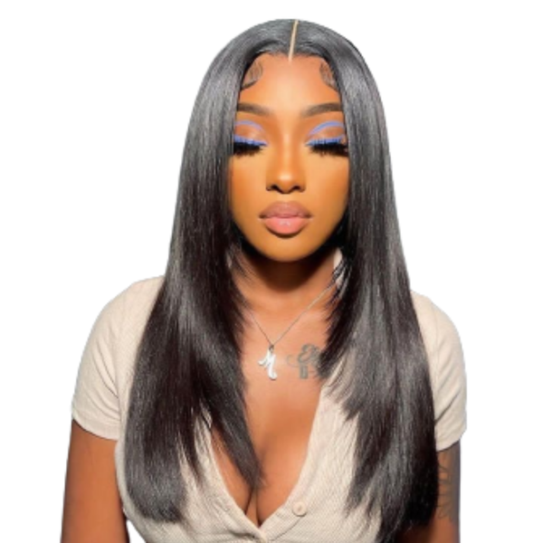 Brazilian Hair Wig, Disconnected Hair Cut Wig.