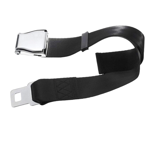 Two Point Aircraft Buckle Adjustable Seat Belt Extended Band