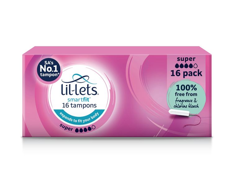 Lil-Lets Tampons Smartfit Super Non Applicator 16's