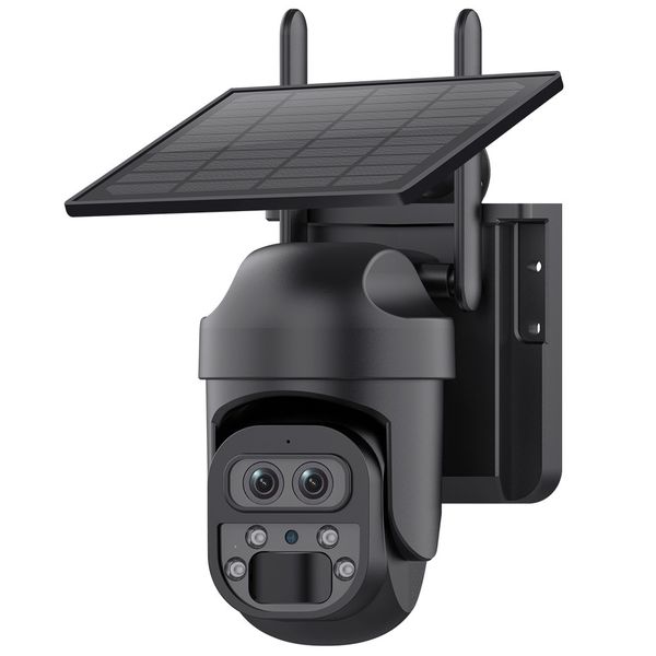 VJIAHOA 6MP 4G Wireless Solar Powered Security Camera Auto Tracking