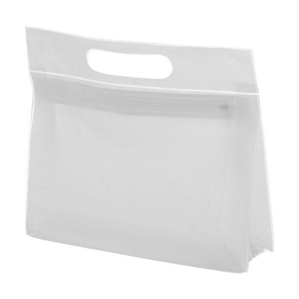 10-Pcs Crystal Clear Handle Ziplock Storage Bags - Transparent